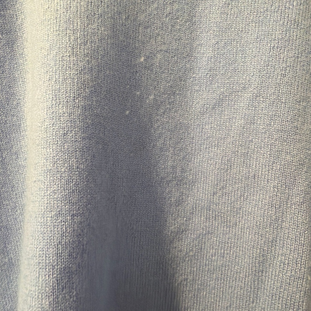 J. McLaughlin Soft Periwinkle Crewneck Sweater -100% cashmere - Picture 7 of 7